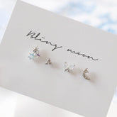 ソフトトゥインクル ピアッシング(4 set) Piercing bling moon